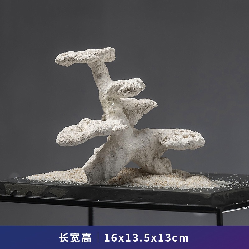 Aquarium Marine Rock - Ceramic Craft Anemone Hideout Cave for