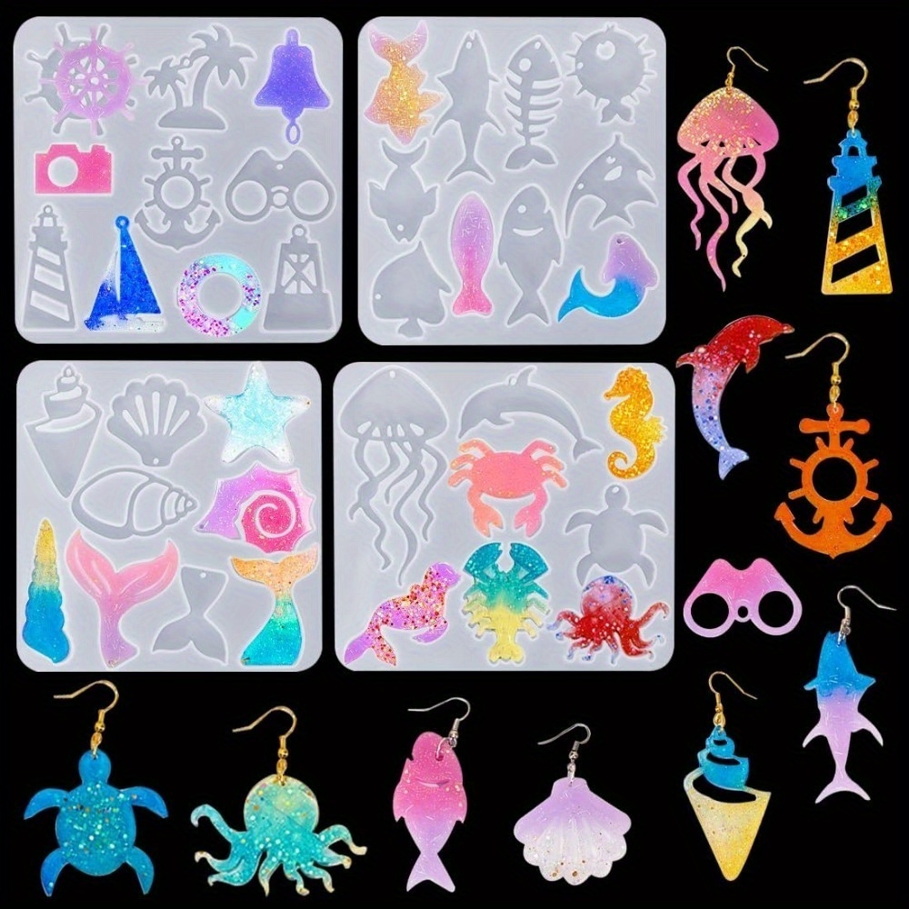 The Ocean-themed Earring And P - Aquarium Marine 评论和价格