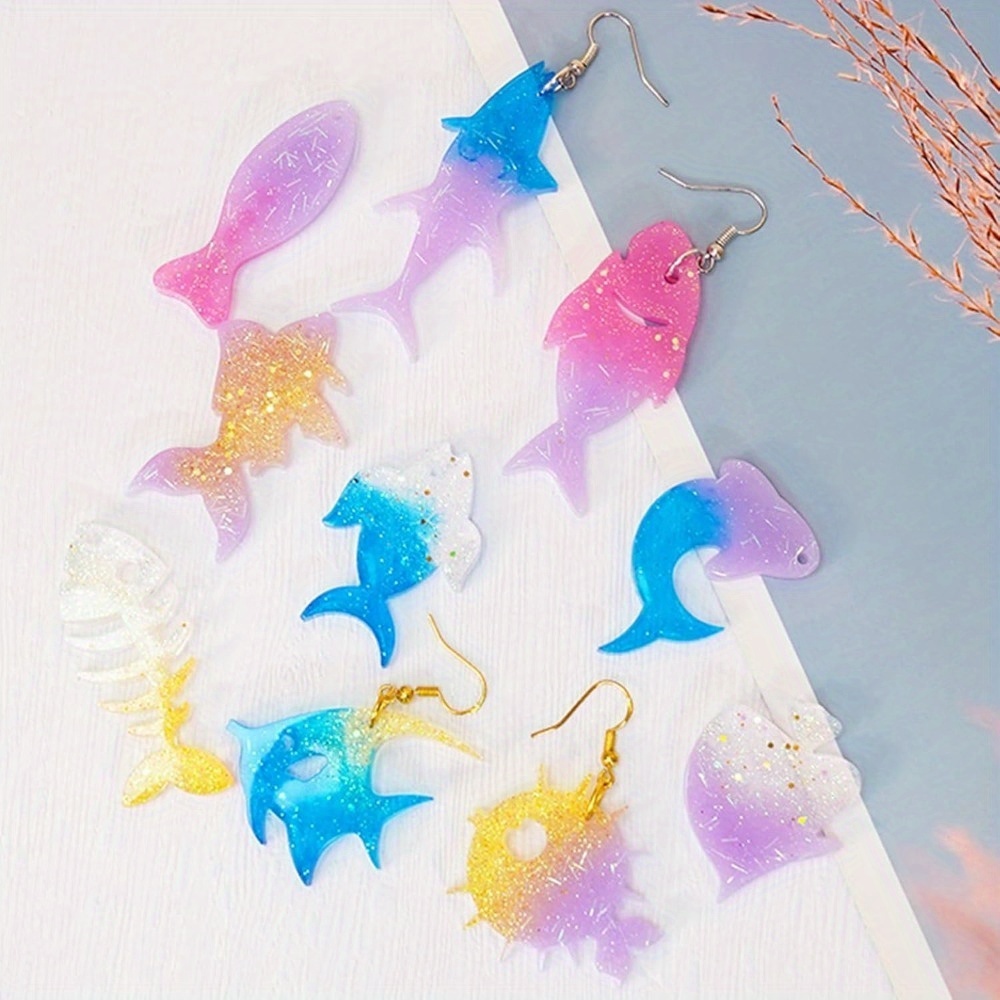 The Ocean-themed Earring And P - Aquarium Marine 评论和价格