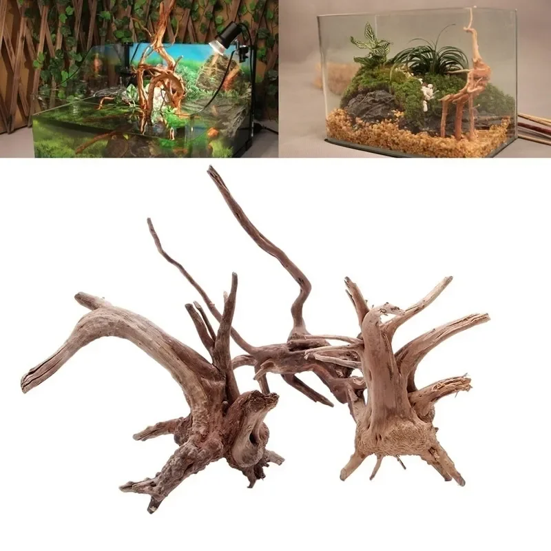 Natural Tree Trunk Driftwood A - Aquarium Marine Rock 评论和价格