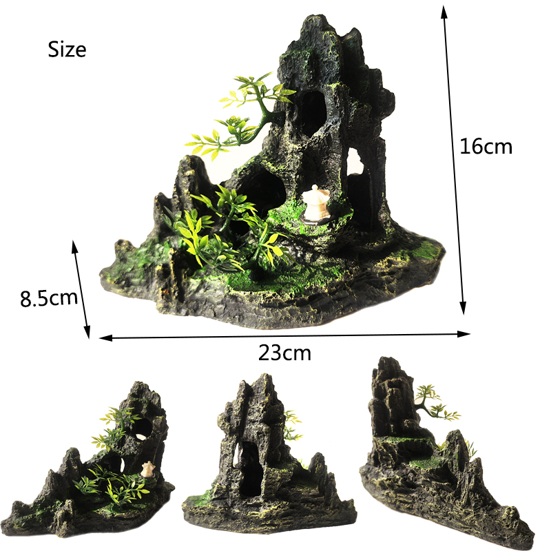 Resin Aquarium Rockery Mountai - Aquarium Marine Rock 评论和价格
