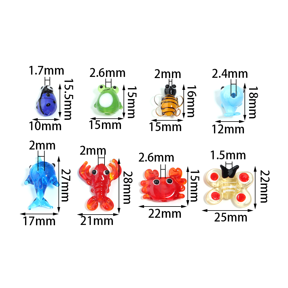 2Pcs Glass Pendant Marine Anim - Aquarium Marine 评论和价格
