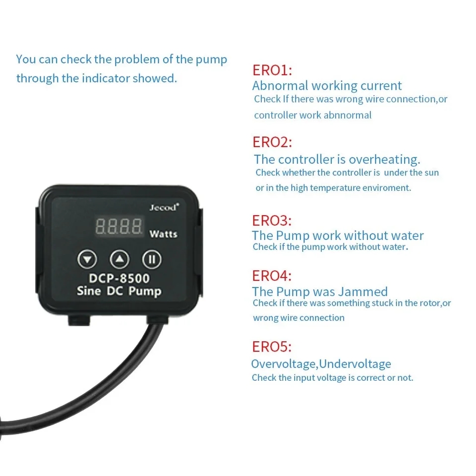 Jebao Jecod DCP 2500/3500/5000 - Marine Aquarium Dc Pump 评论和价格