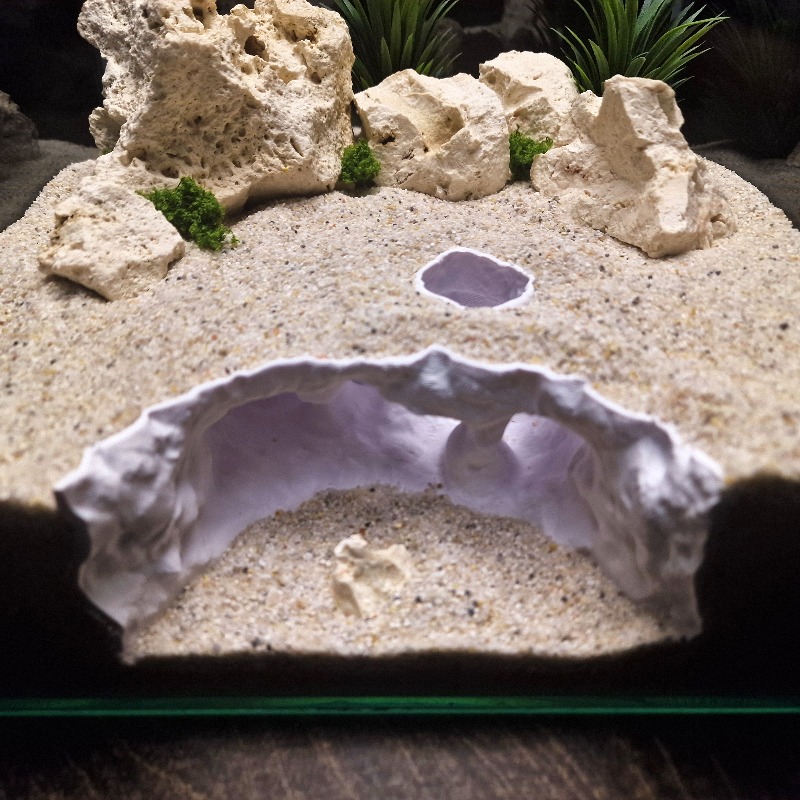 3D Printed Forked Cave Aquariu - Aquarium Marine Rock 评论和价格