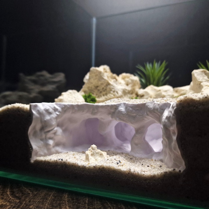 3D Printed Forked Cave Aquariu - Aquarium Marine Rock 评论和价格
