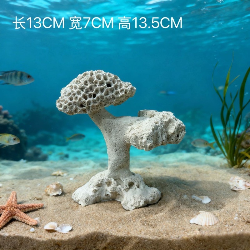 Aquarium Ceramic Anemone Cave  - Aquarium Marine Rock 评论和价格