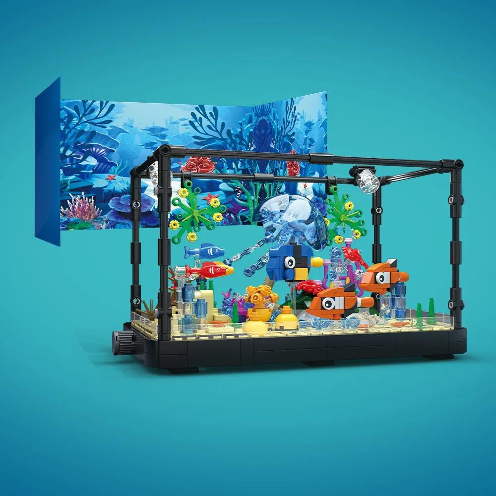 Fish Tank Building Block Set w - Aquarium Marine 评论和价格
