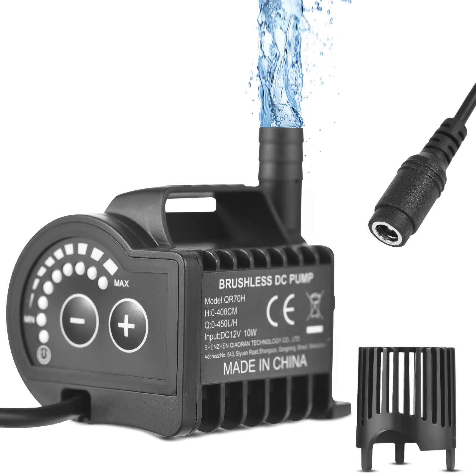 Submersible 12V Water Pump 8 L - Marine Aquarium Dc Pump 评论和价格