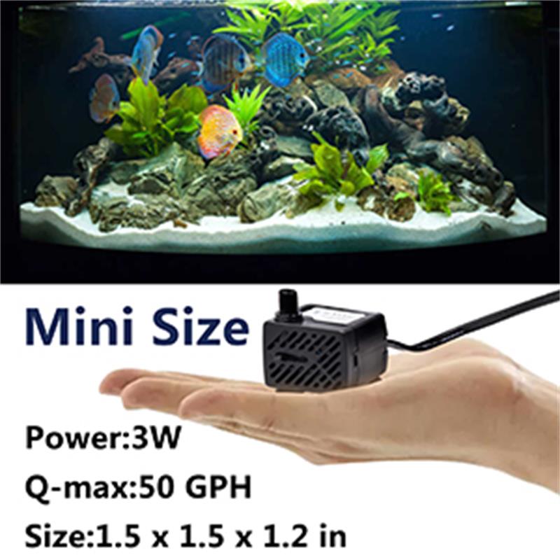 Mini Fish Tank Water Pump Easy - Marine Aquarium Dc Pump 评论和价格