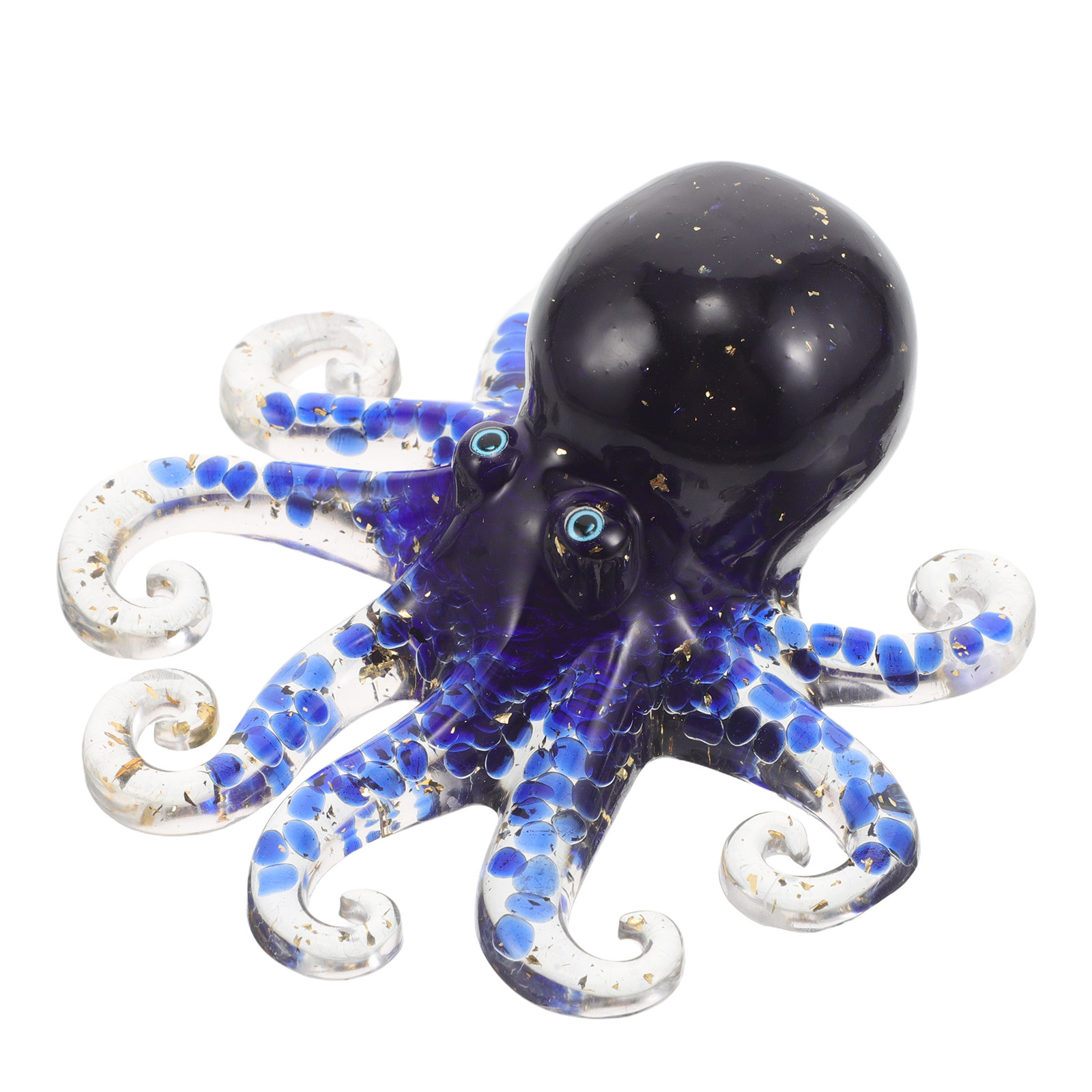 Crystal Octopus Decor Statue H - Marine Aquarium Epoxy 评论和价格